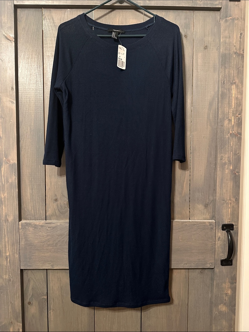 NWT Forever 21 Navy Knit Midi Dress